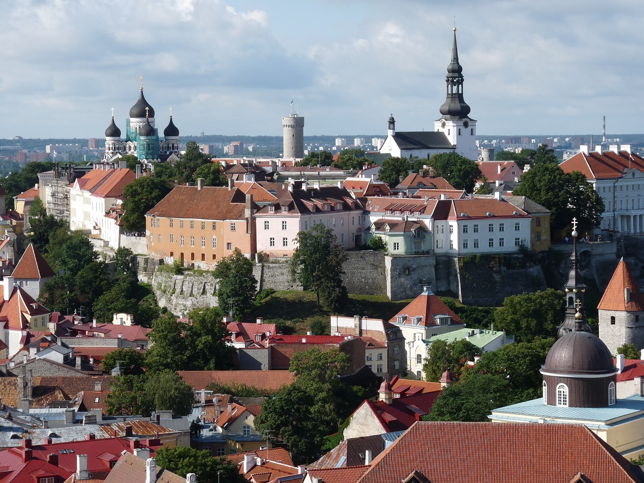 Skyline of Tallinn